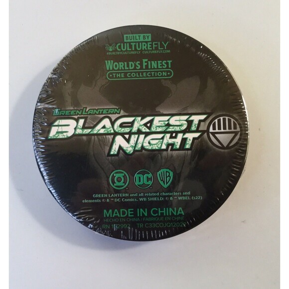 Green Lantern Blackest Night Lantern Corps Coaster Set Worlds Finest Culturefly - Picture 1 of 3